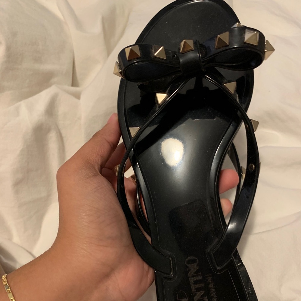 Valentino Rockstud Jelly Thong